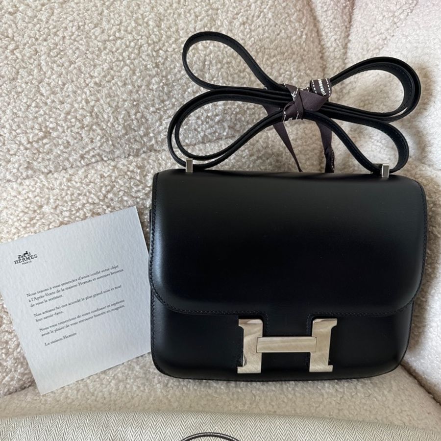 hermes 正品愛馬仕康康 Constance mini 19傳承皮tadelakt-6