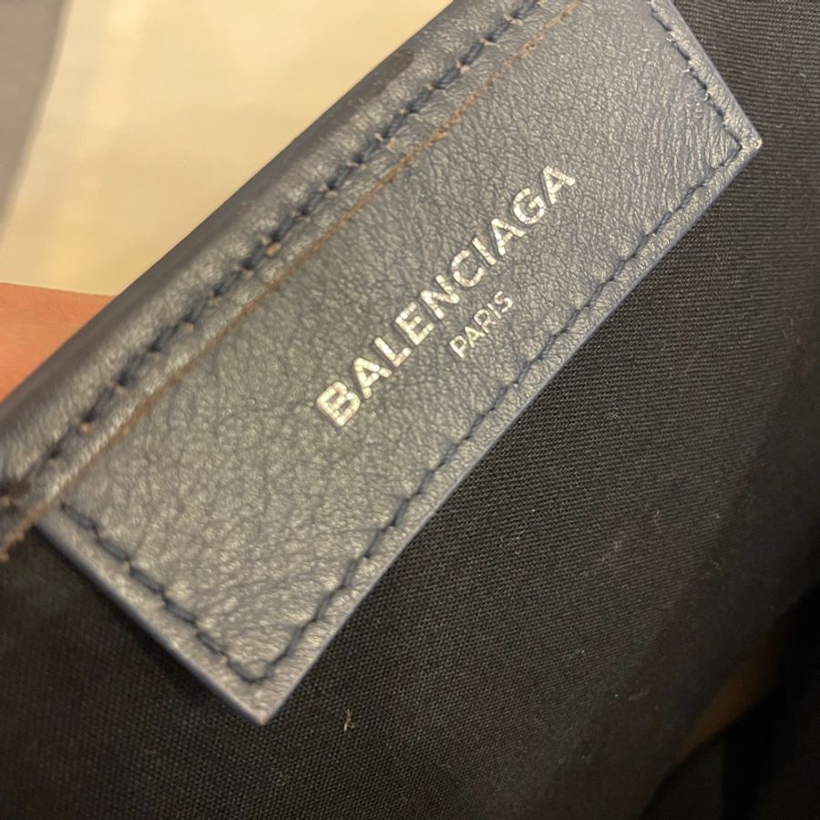 🔥今日特價🔥巴黎世家Balenciaga NAVY CABAS手袋/ 手提包/肩背包/側背包/托特包(米藍配色）-13