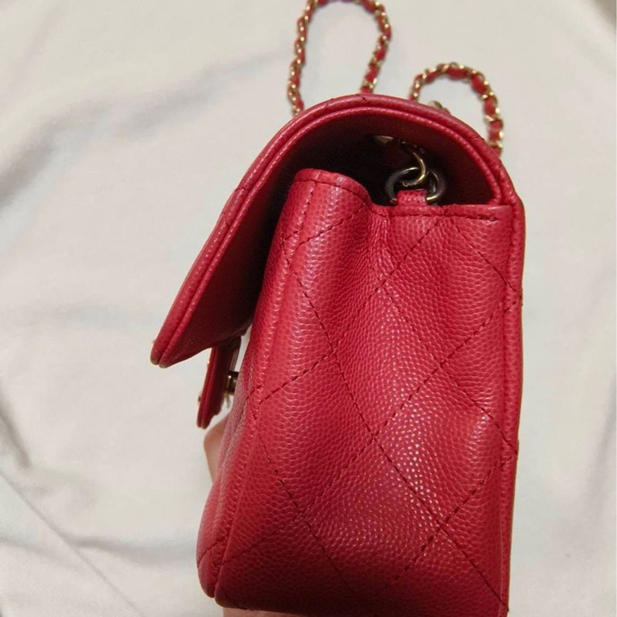 Chanel cf桃紅包-5