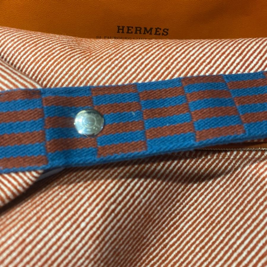 全新 BRIDE 愛馬仕 大便當袋 化妝包 手提袋-13