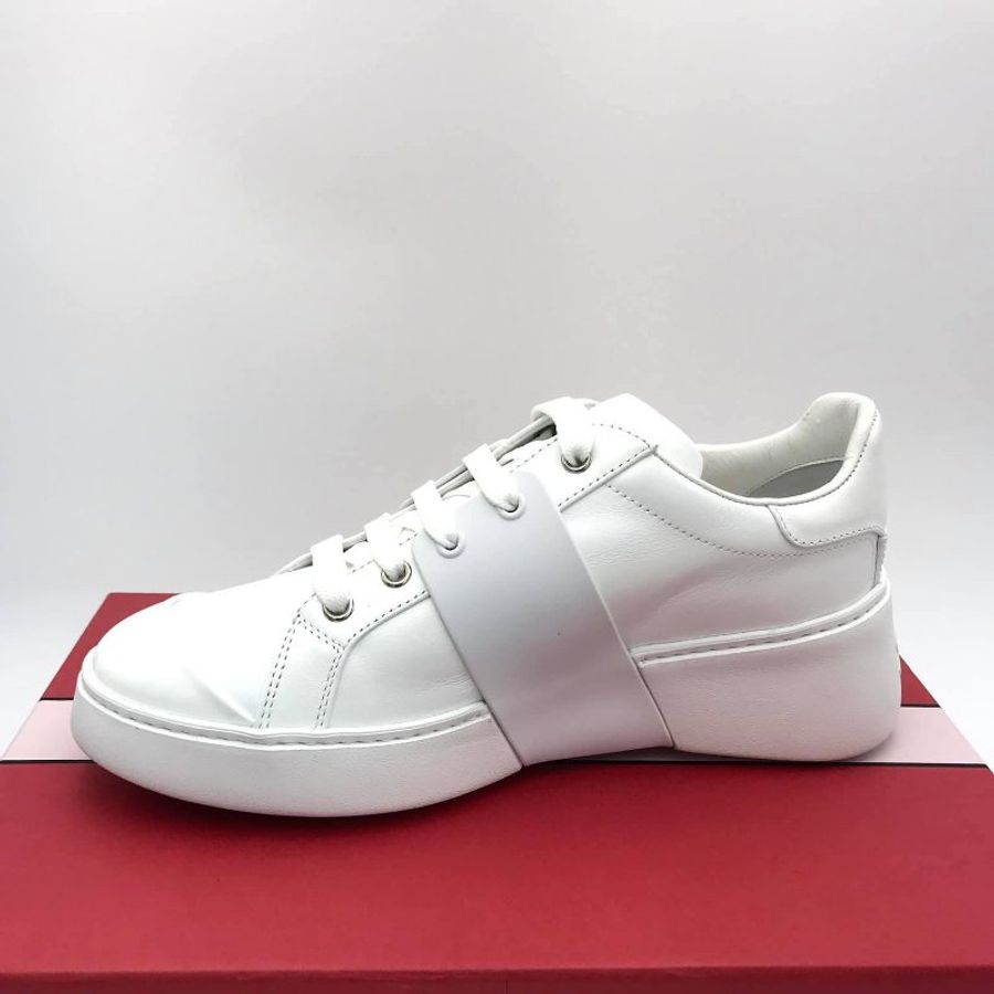 🎉新品好折扣✨Roger Vivier 女款 Viv Skate Strass 水晶方釦軟皮運動鞋 EU 35/35.5/36/36.5/37/37.5/38/38.5-11