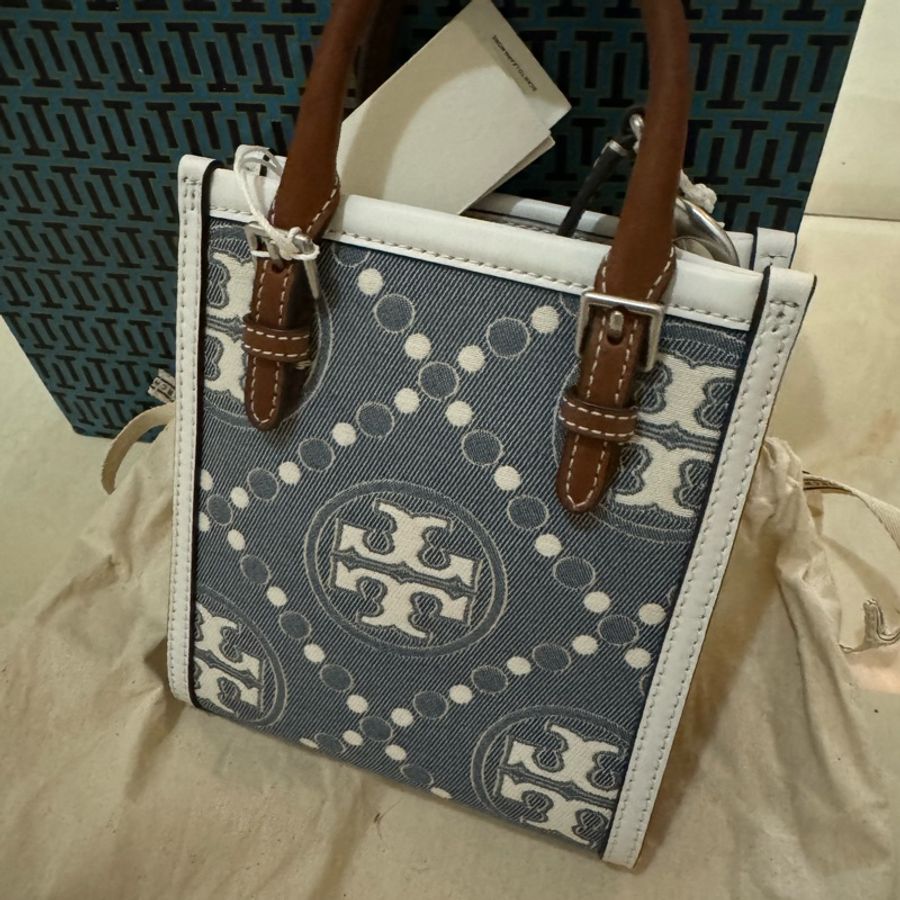 全新Tory Burch TB T-Monogram Mini 琴譜包-7