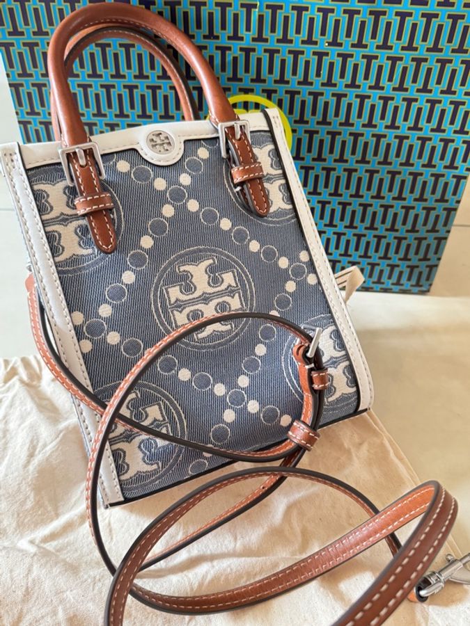 Tory Burch TB T-Monogram Mini 琴譜包 全新MINI-0