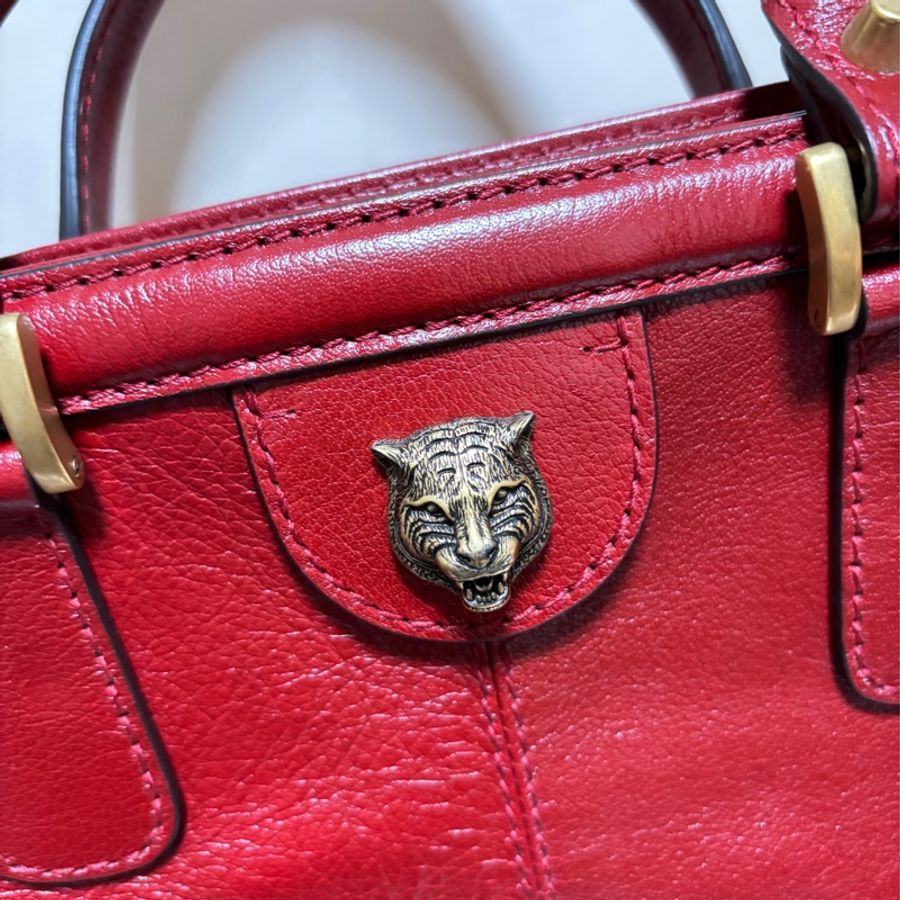 Gucci Red ReBelle 肩揹手提包-7