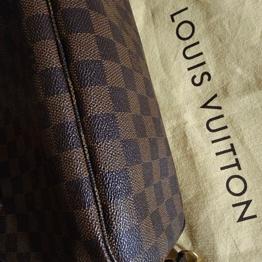 經典棋盤格紋LV NEVERFULL GM縮口-6