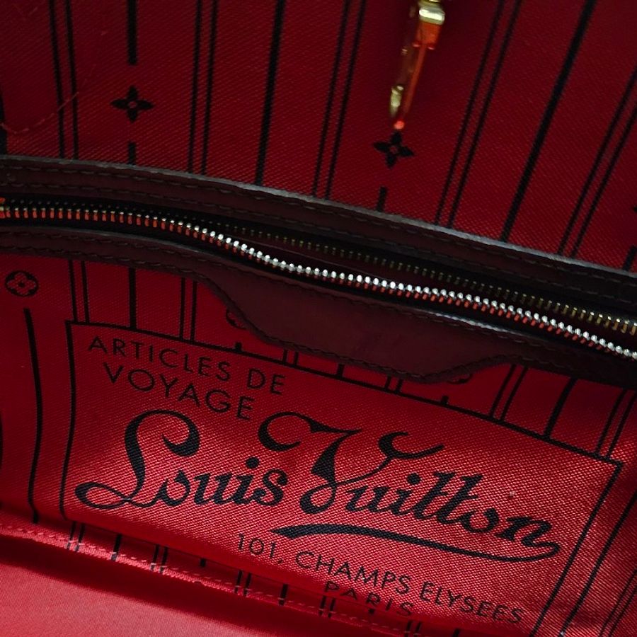 經典棋盤格紋LV NEVERFULL GM縮口-15