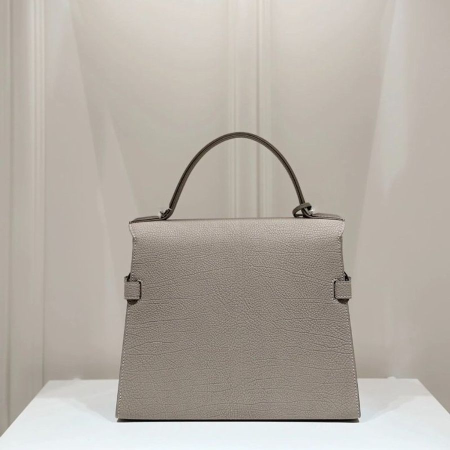 Delvaux 比利時國寶 Crispy Calf Tempete PM 包 斑鳩灰《2024季度★全新商品 》-6