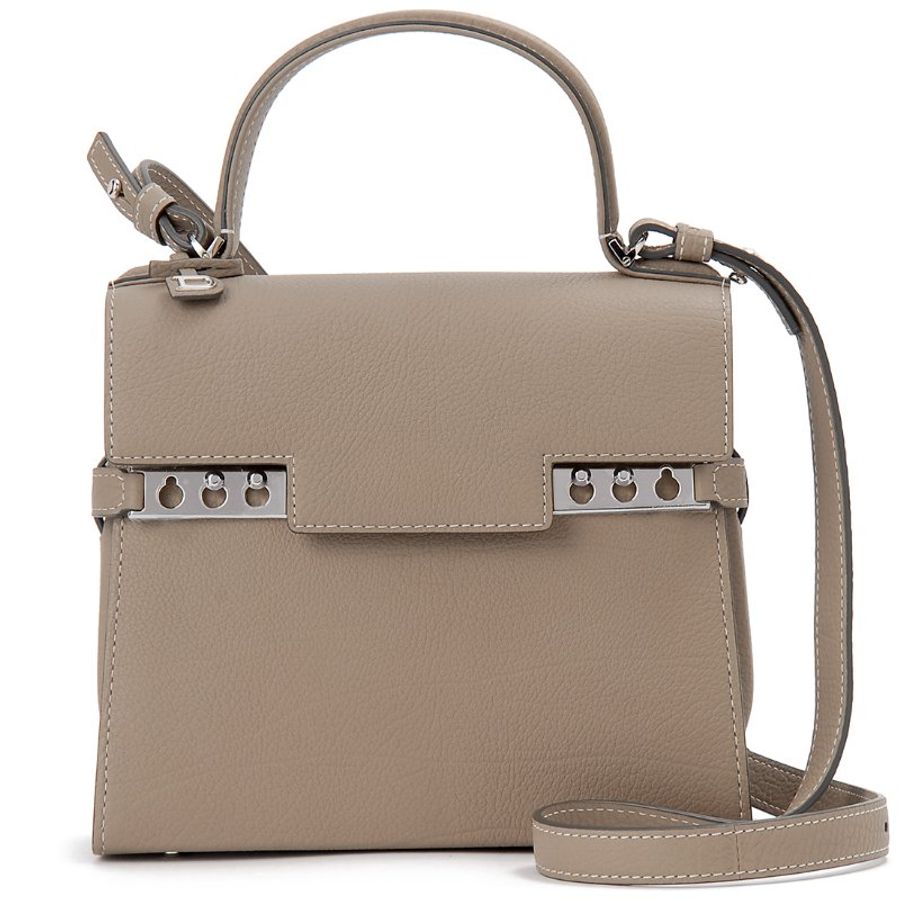 Delvaux 比利時國寶 Crispy Calf Tempete PM 包 斑鳩灰《2024季度★全新商品 》-8