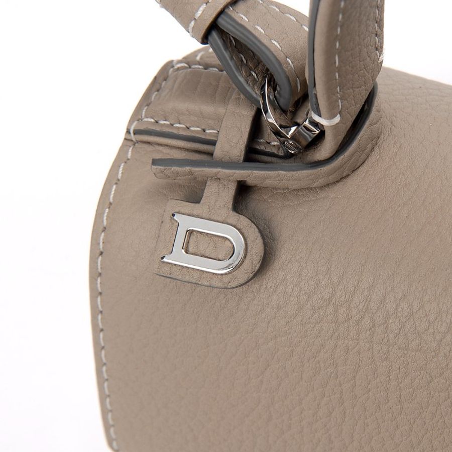 Delvaux 比利時國寶 Crispy Calf Tempete PM 包 斑鳩灰《2024季度★全新商品 》-11
