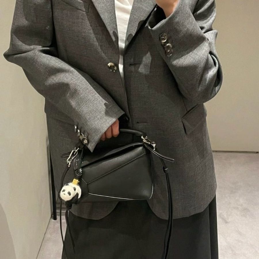 Loewe 迷你經典小牛皮 Puzzle包 黑色《2024季度★全新商品 》-7