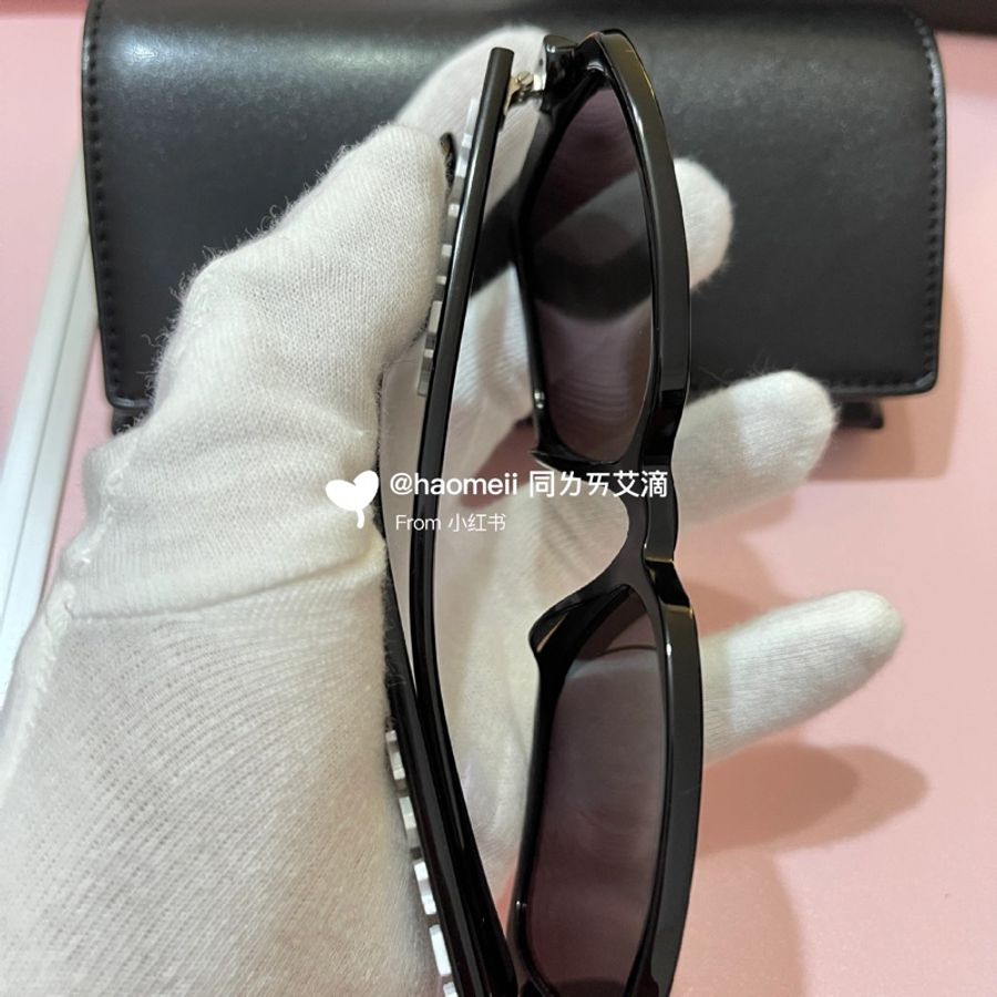 Chanel 黑框白字墨鏡 明星同款 太陽眼鏡🕶️-2