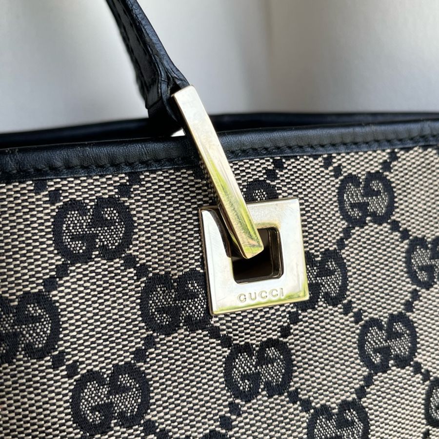 (七夕💌限時大特賣)(實品超美)GUCCI 古馳 大容量 手提包 托特包 五金發亮✨-3