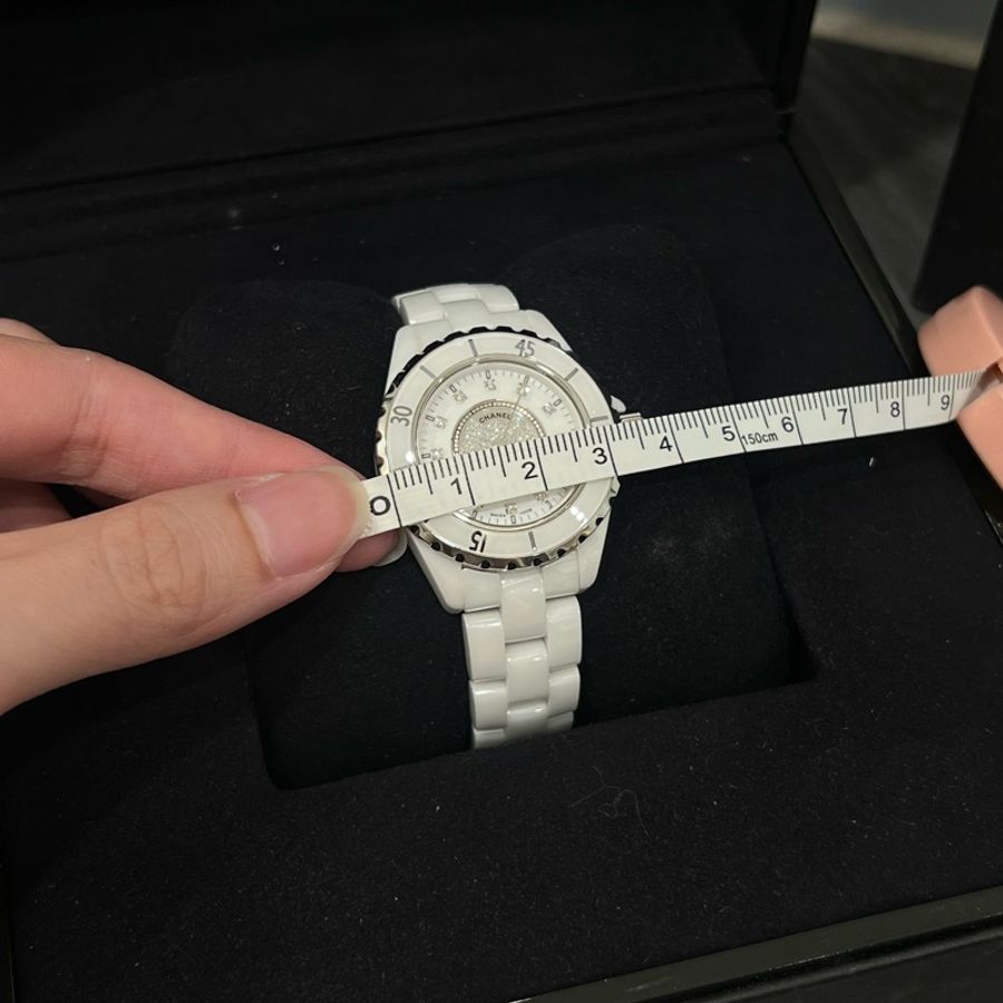 Chanel J12白陶瓷鑽錶💎✨-4