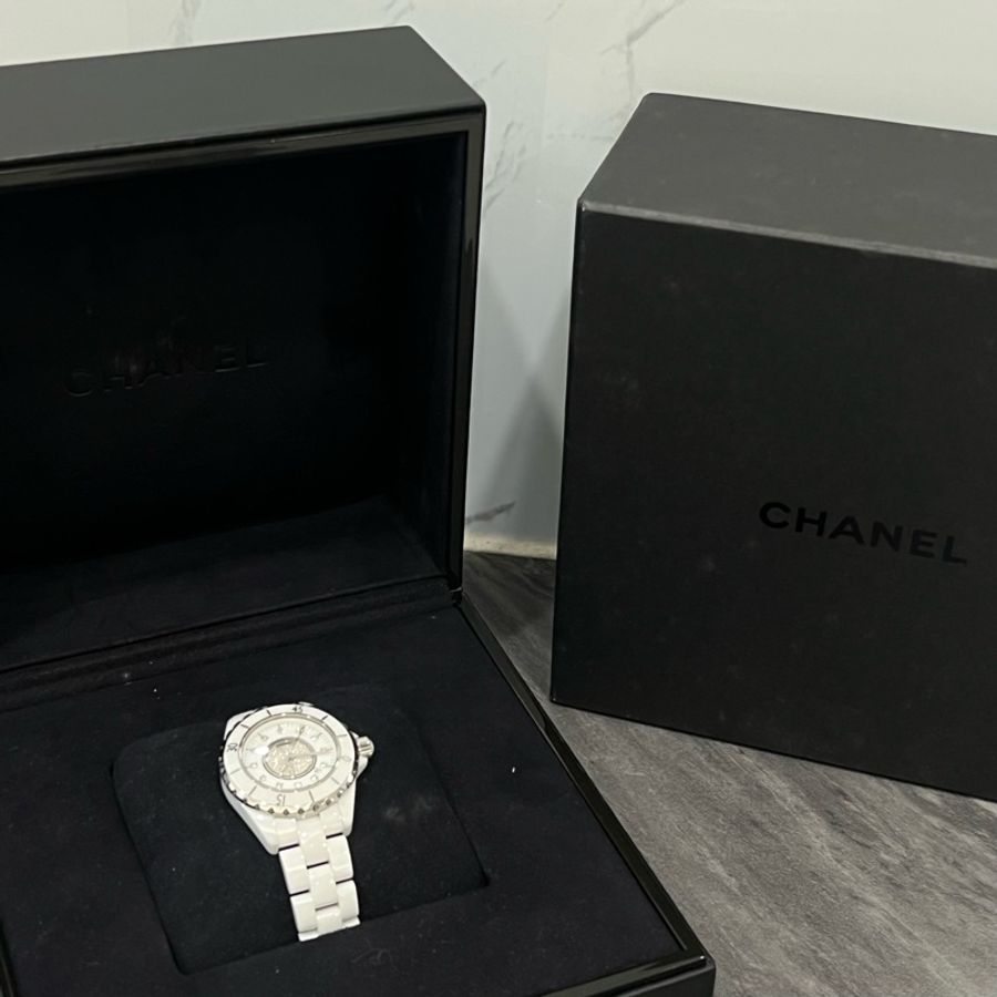 Chanel J12白陶瓷鑽錶💎✨-5