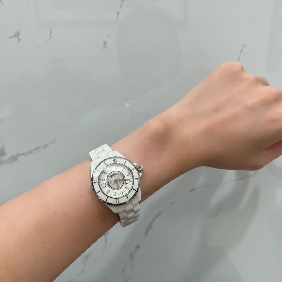 Chanel J12白陶瓷鑽錶💎✨-7