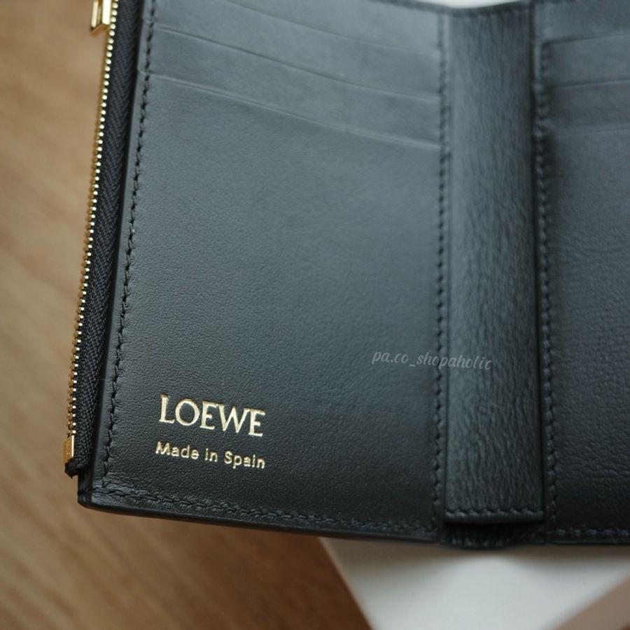 Loewe  鵝卵石小牛皮錢包 Pebble small vertical wallet 皮夾-3
