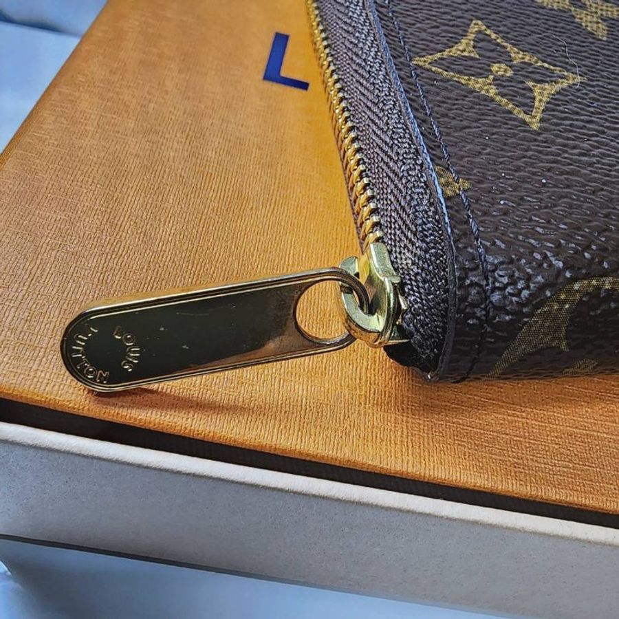 Louis Vuitton ZIPPY COIN PURSE 經典Monogram 拉鍊短夾(卡其) ㄇ字短夾 卡夾卡包-1