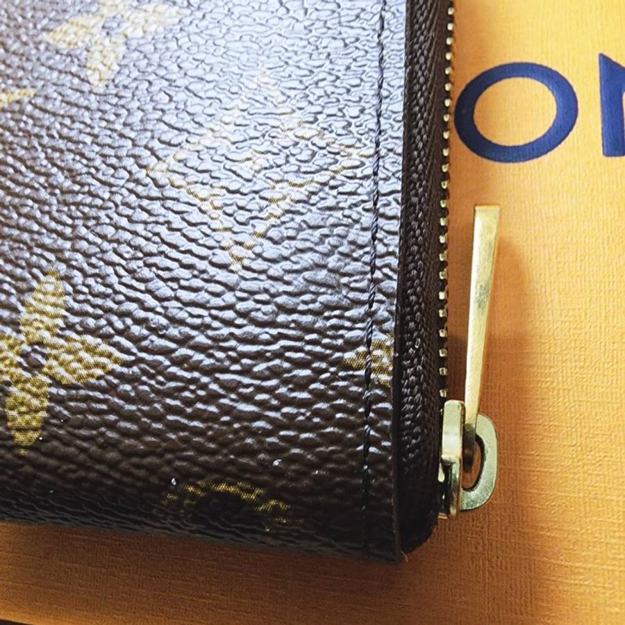 Louis Vuitton ZIPPY COIN PURSE 經典Monogram 拉鍊短夾(卡其) ㄇ字短夾 卡夾卡包-4