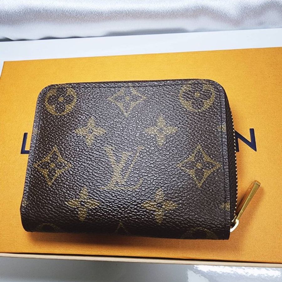 Louis Vuitton ZIPPY COIN PURSE 經典Monogram 拉鍊短夾(卡其) ㄇ字短夾 卡夾卡包-9