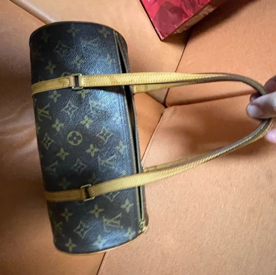 lv 30公分 圓筒包 子母包-7