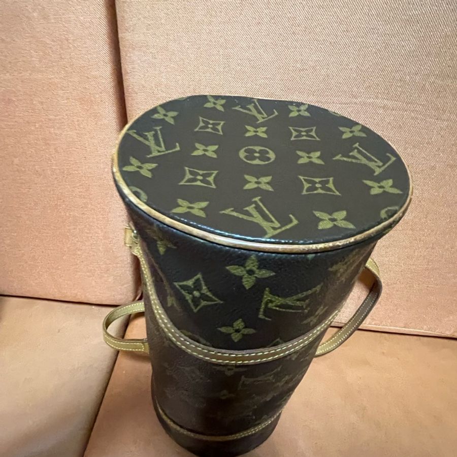 lv 30公分 圓筒包 子母包-16