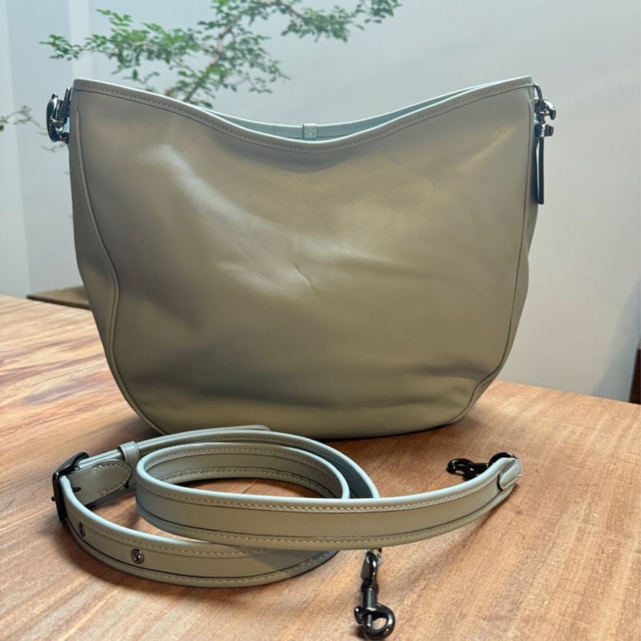 COACH TABBY HOBO 經典兩用新月包 (粉藍)-0