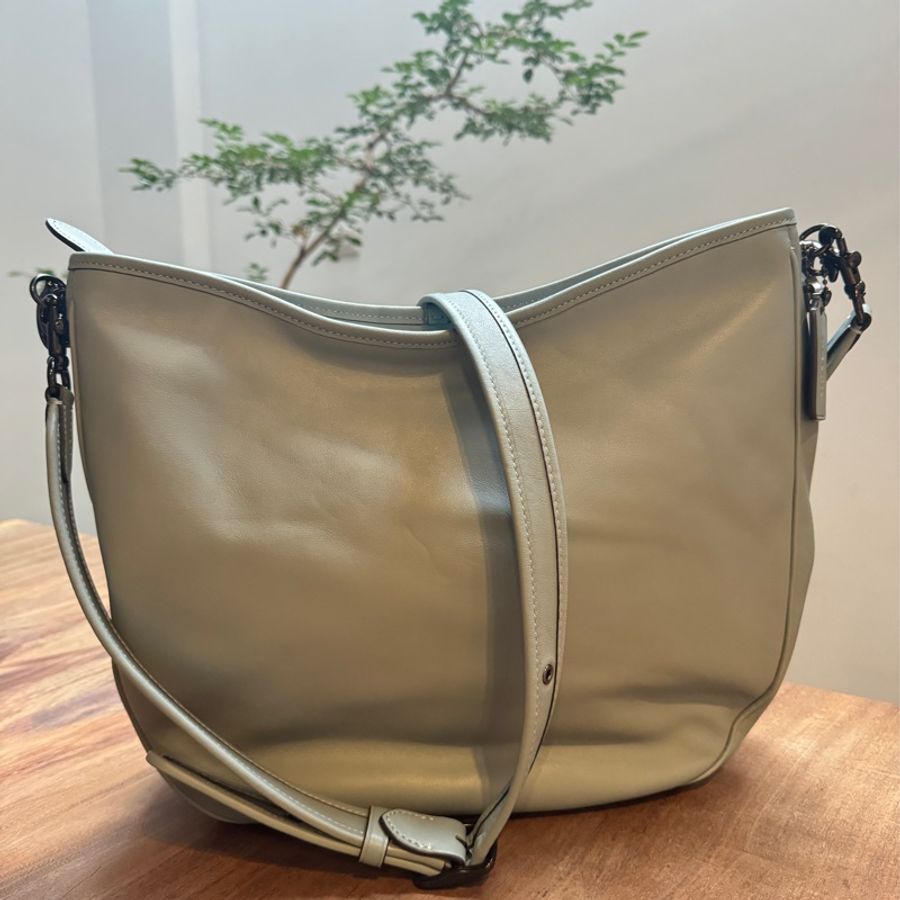 COACH TABBY HOBO 經典兩用新月包 (粉藍)-5