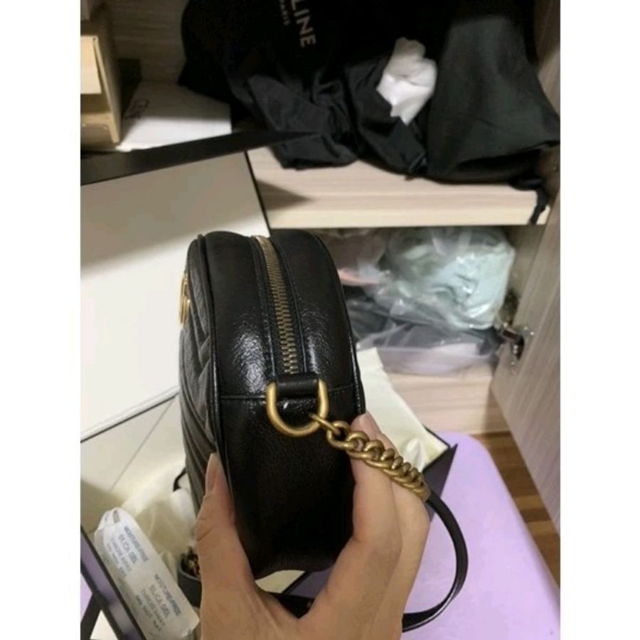 澳洲購入GG Marmont mini round shoulder bag-4
