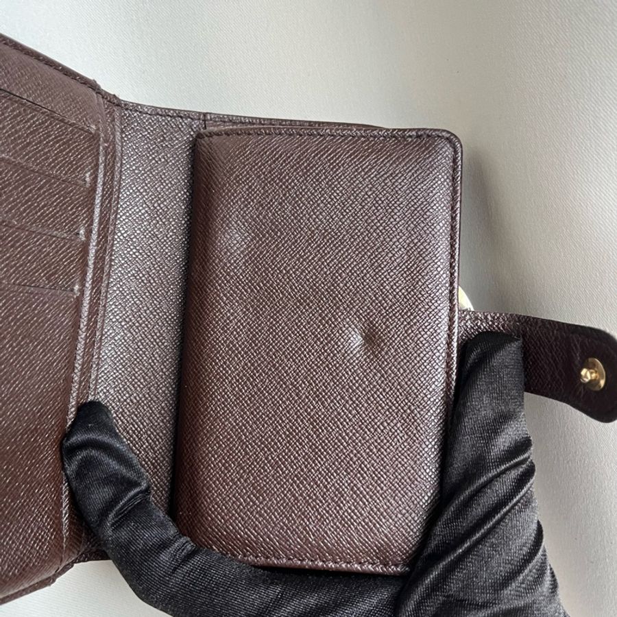 Louis Vuitton LV M61674 經典 棋盤格 老花 短夾 錢包-6