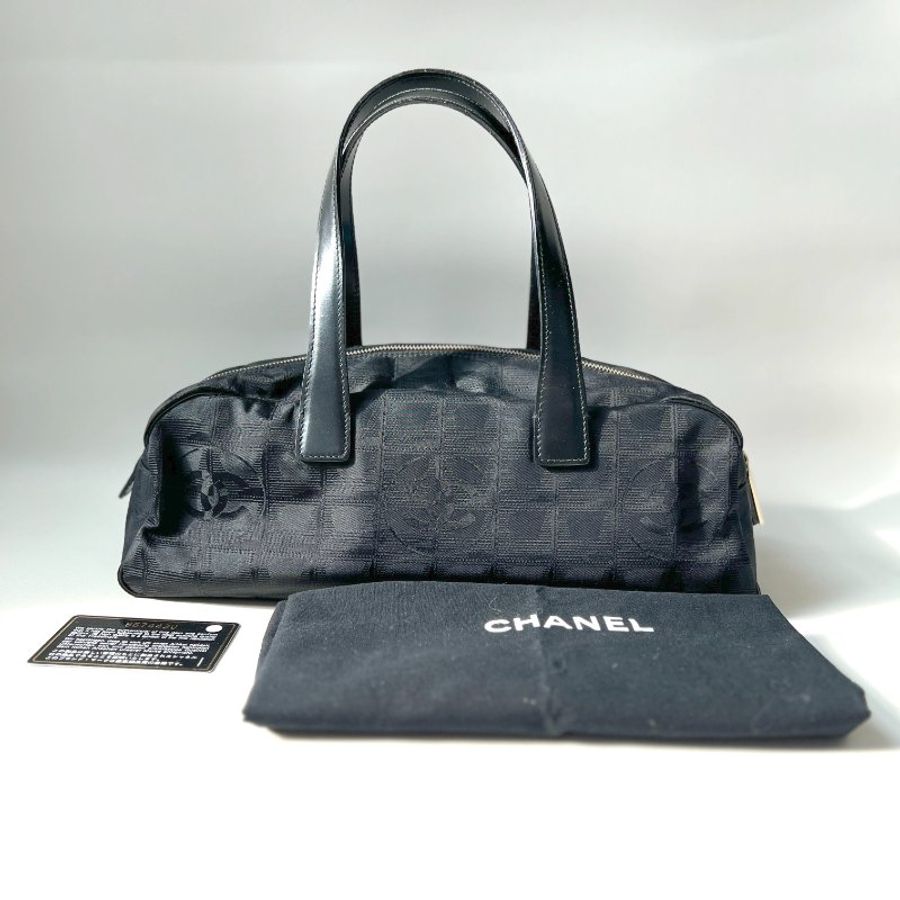 RARE TO GO 中古 | Chanel 織花LOGO手提袋 手袋 手挽袋 有貼有卡 vintage-0