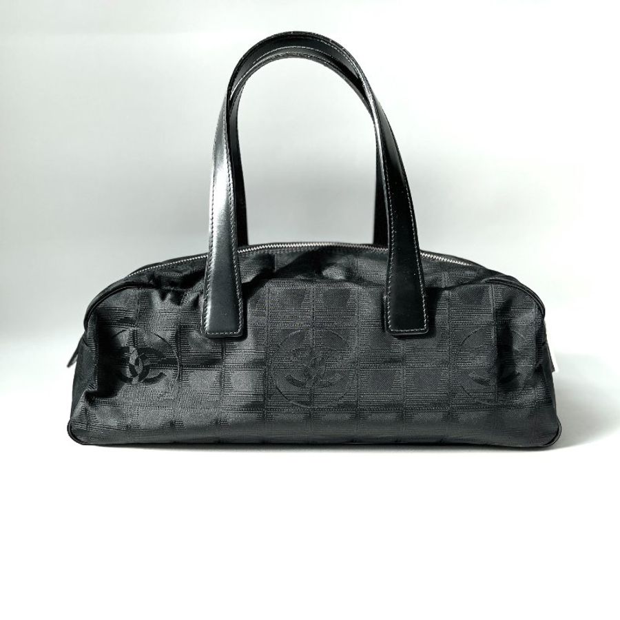 RARE TO GO 中古 | Chanel 織花LOGO手提袋 手袋 手挽袋 有貼有卡 vintage-3