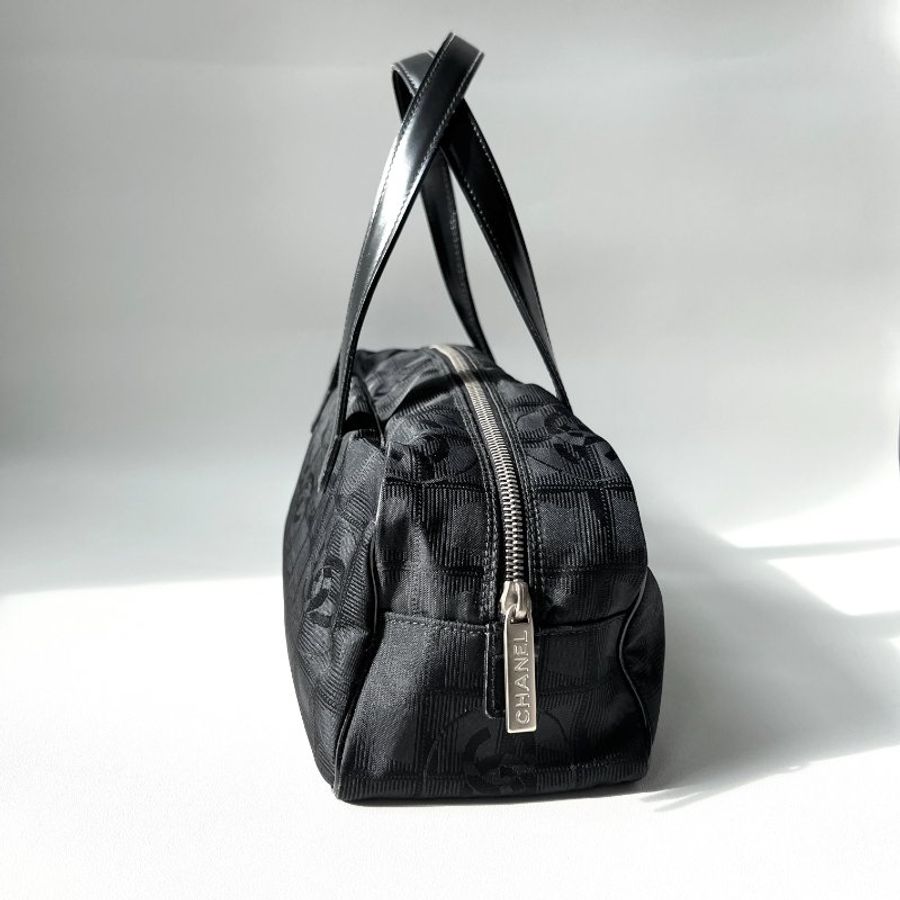 RARE TO GO 中古 | Chanel 織花LOGO手提袋 手袋 手挽袋 有貼有卡 vintage-4