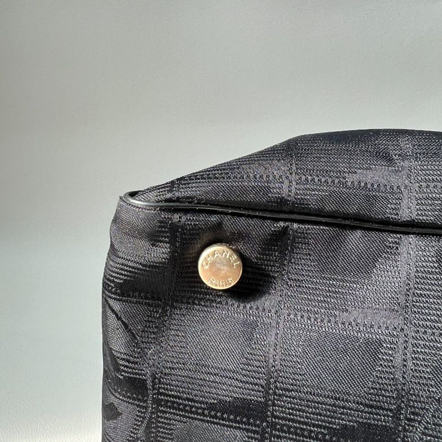 RARE TO GO 中古 | Chanel 織花LOGO手提袋 手袋 手挽袋 有貼有卡 vintage-6