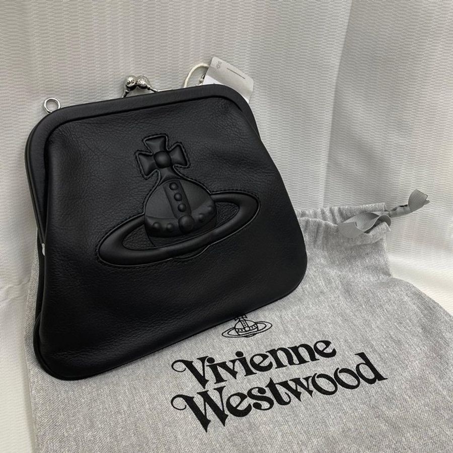 【售出】vivienne 🎉西太后 牛皮浮雕口金包🎉 Jennie同款-1