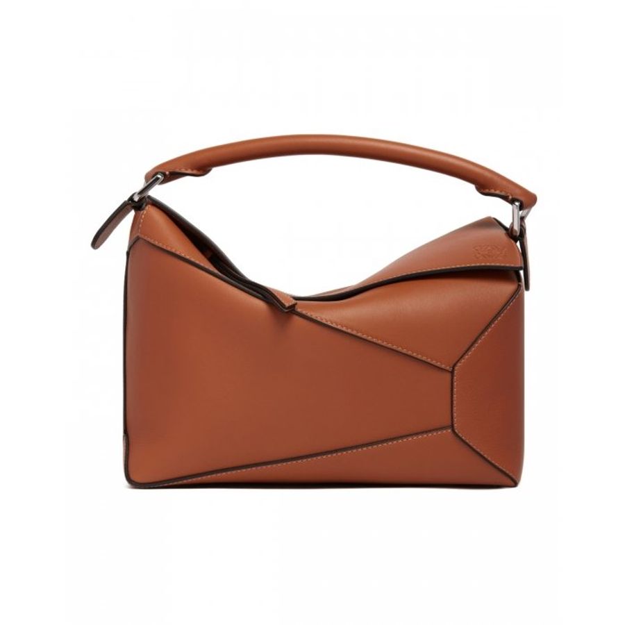 Loewe 經典小牛皮 中款 Puzzle 包 焦糖色《2024季度★全新商品 》-4