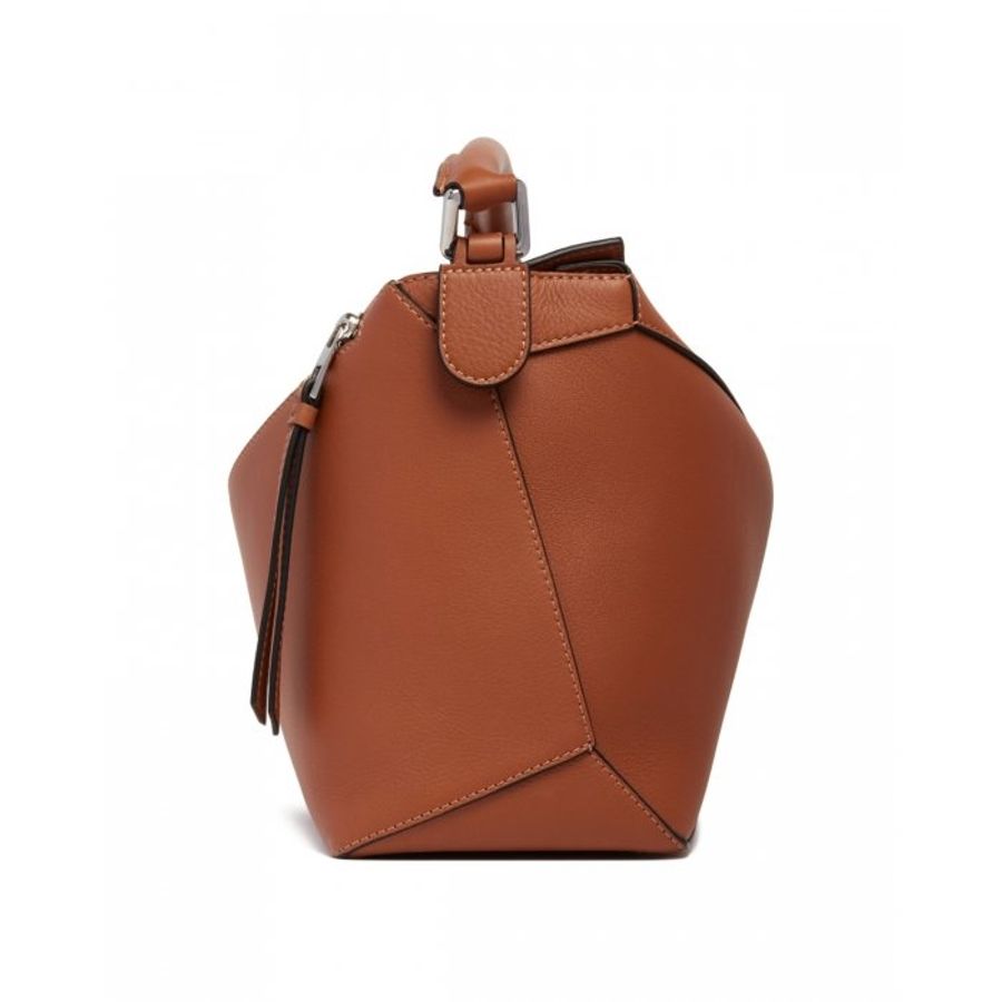 Loewe 經典小牛皮 中款 Puzzle 包 焦糖色《2024季度★全新商品 》-5