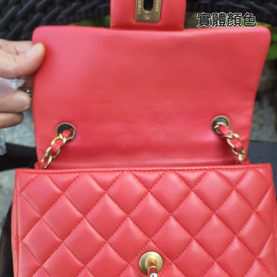 CHANEL Cf20 桃粉-22