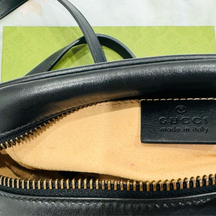 優質二手正品GUCCI MARMONT 馬夢相機包-33