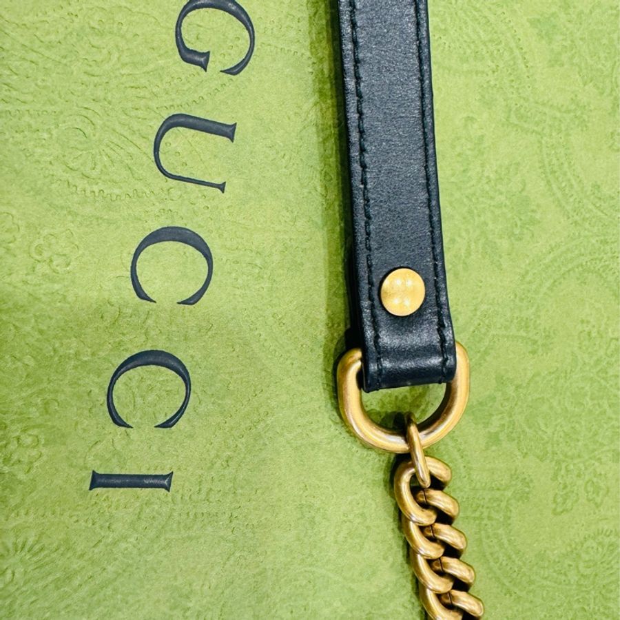 優質二手正品GUCCI MARMONT 馬夢相機包-23