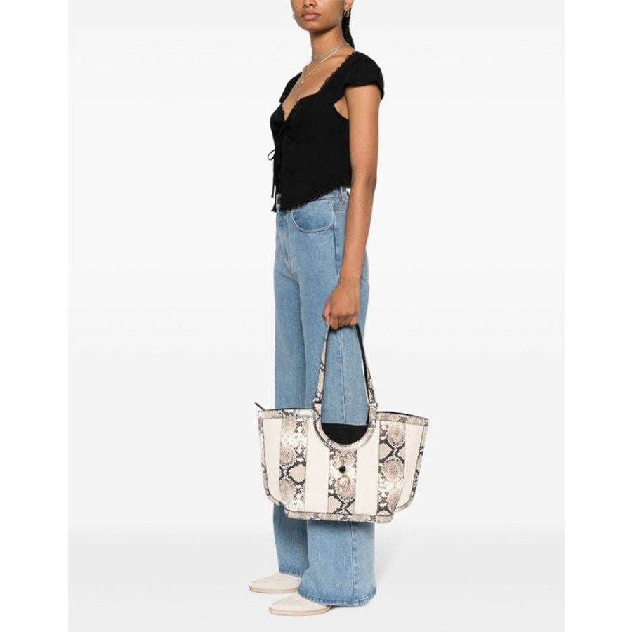 See By Chloe Mara Tote Bag for Women in Cement Beige (CHS23WSC20E21-24H)-5