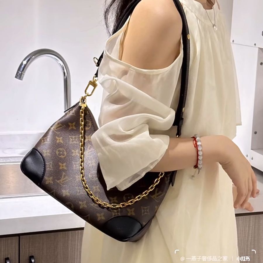 Louis Vuitton Boulogne M45831 黑牛角-0