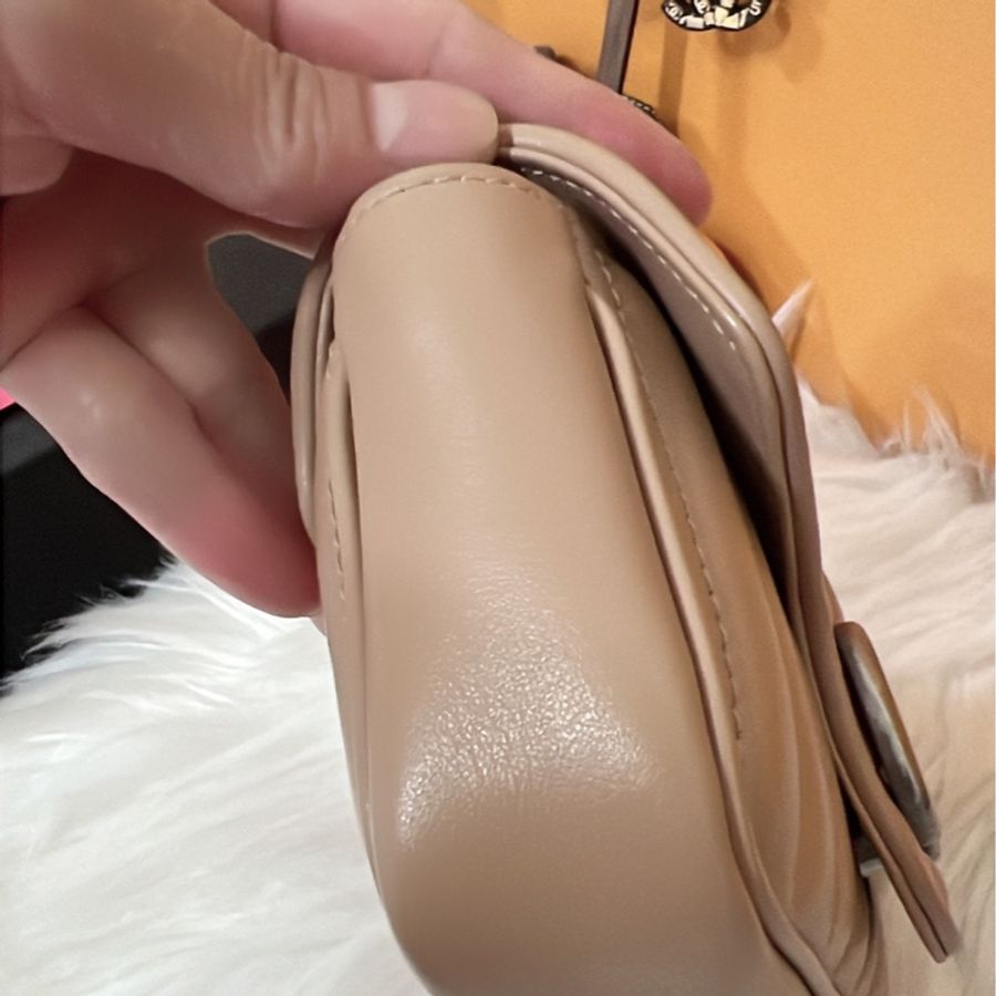 GUCCI 經典GG Marmont絎縫系列銀釦MINI款手拿/肩背/斜背包-5