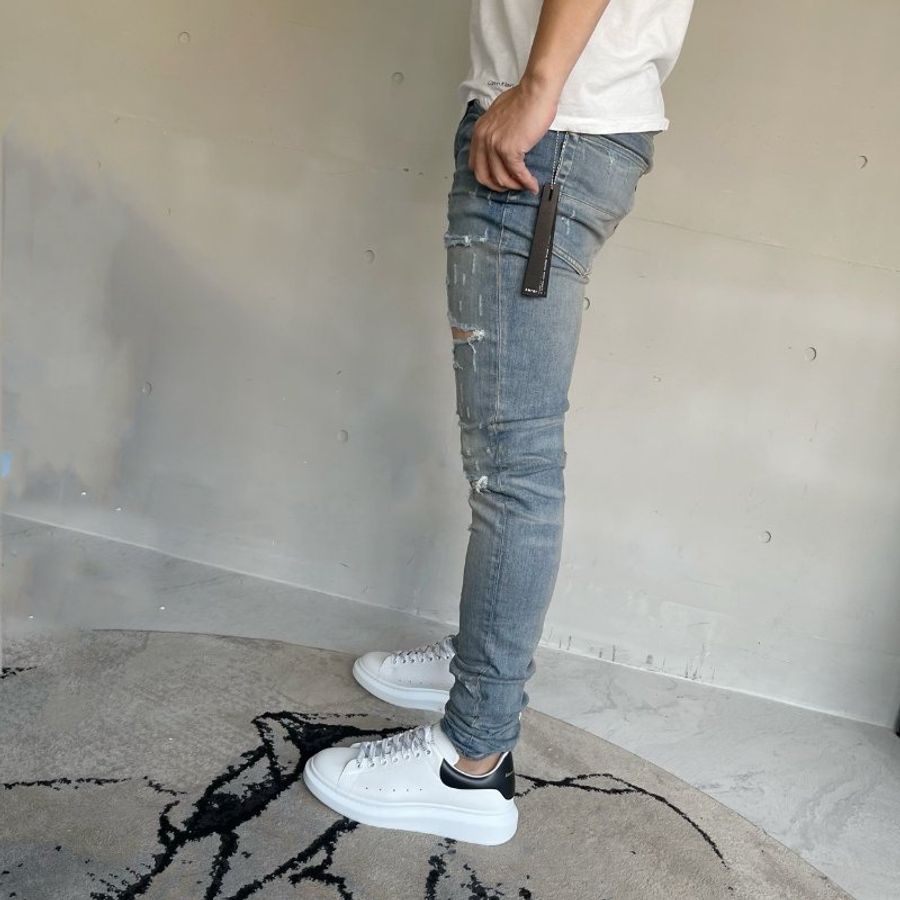 AMIRI 刷破牛仔褲【PXMD005-408】# 31-2