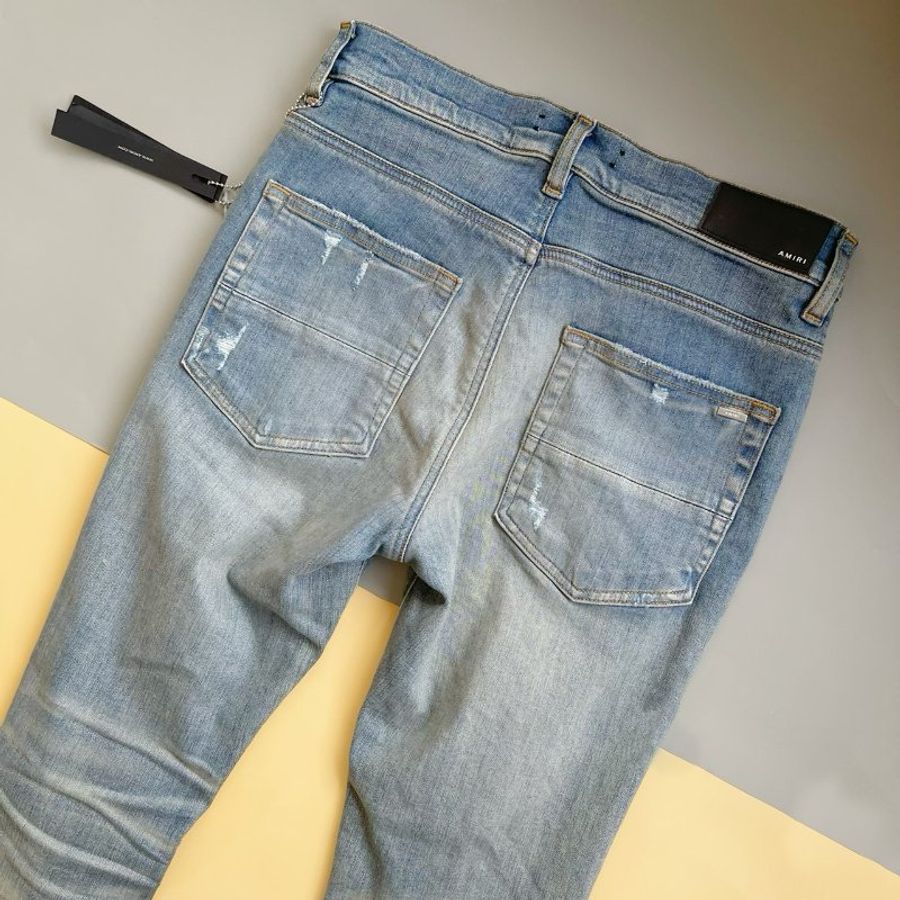 AMIRI 刷破牛仔褲【PXMD005-408】# 33-8