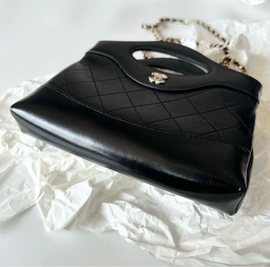 【哥吉拉精品時尚】Chanel 31 nano bag 油蠟皮 (誠可議🔪勿擾)-9