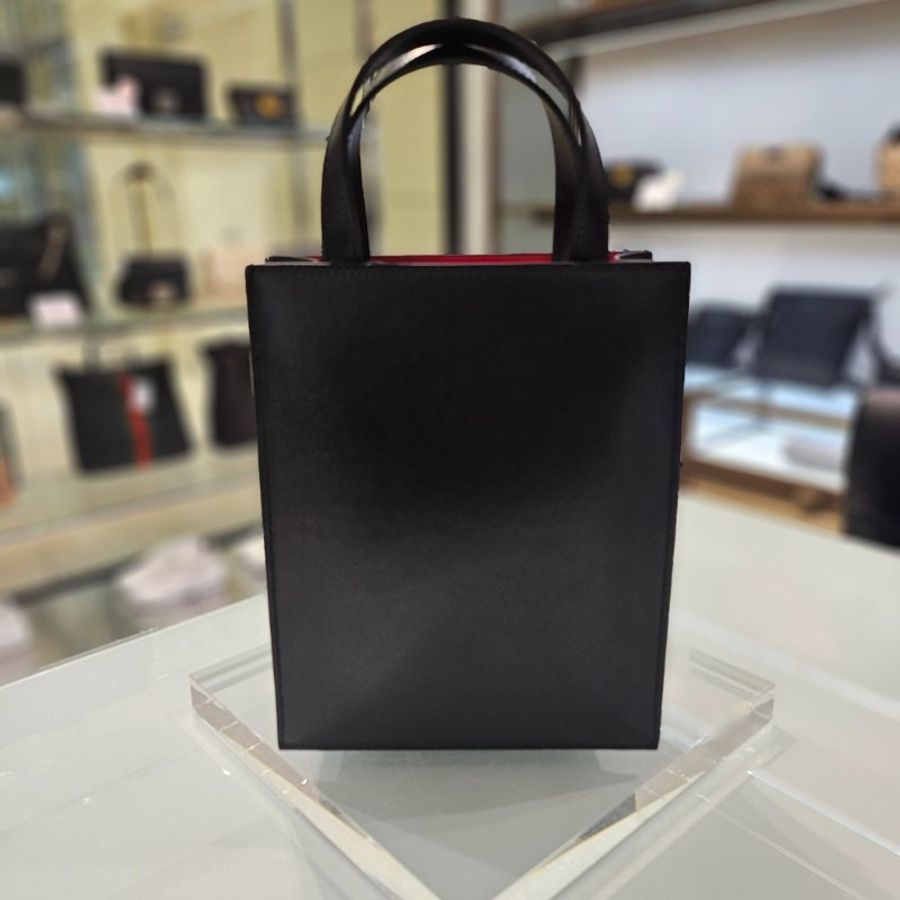 Salvatore Ferragamo Double Gancio 迷你包 黑色/附長肩背帶《2024季度★全新商品 》-3