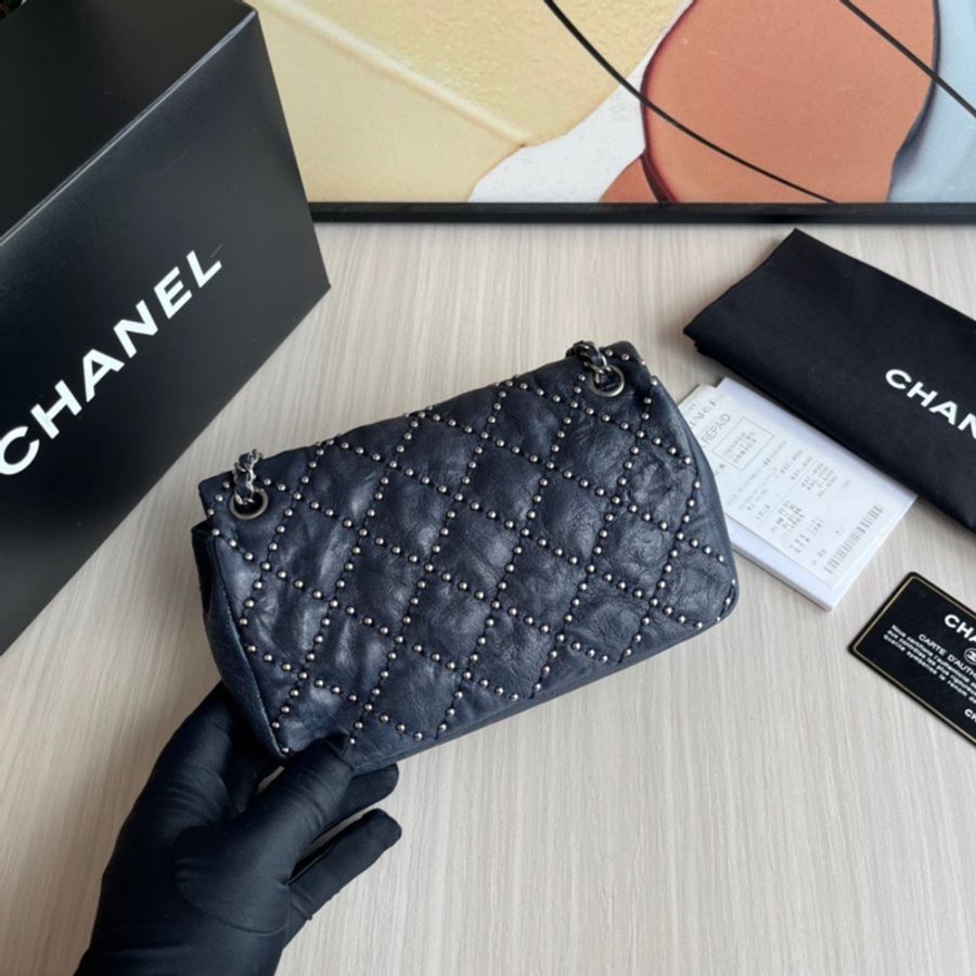 Chanel 香奈兒 cf限定款鉚釘大mini-1