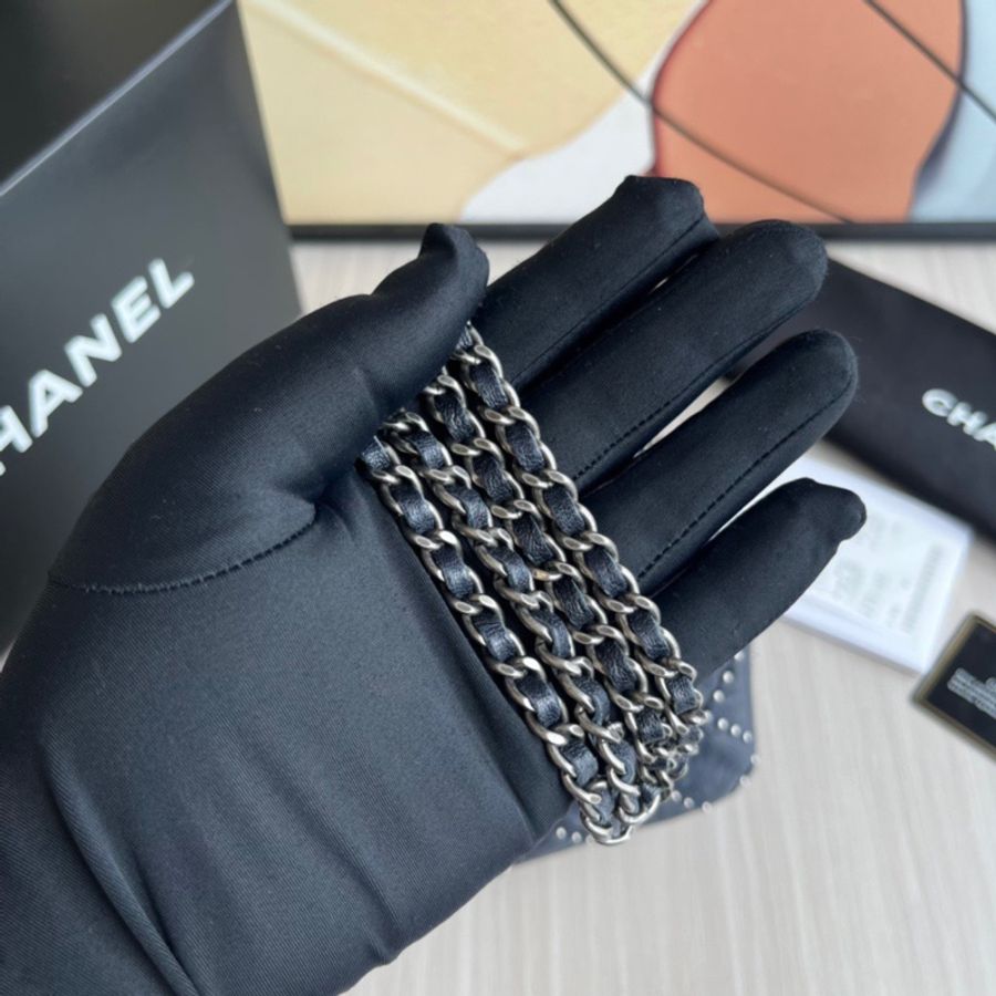 Chanel 香奈兒 cf限定款鉚釘大mini-7