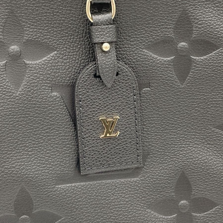 LV黑牛皮大LOGO壓紋CARRY ALL-3