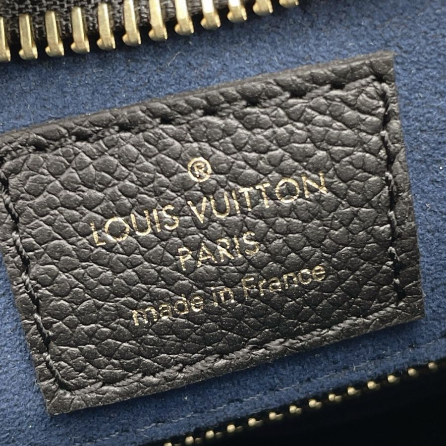 LV黑牛皮大LOGO壓紋CARRY ALL-11